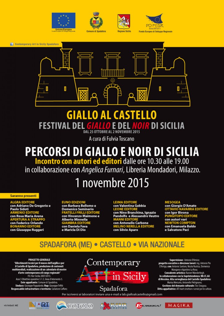 SPADAFORA – Con i Percorsi di giallo e noir di Sicilia, il Festival Giallo al Castello si avvia alla conclusione