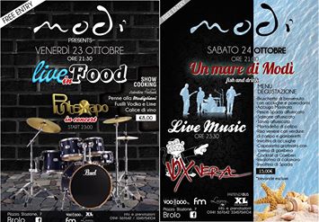 Appuntamenti al Modì di Brolo – “Sapore di mare” … sabato, e questa sera i “Puntakkapo”