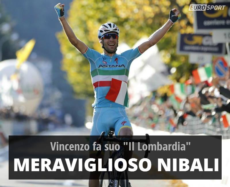TRIONFI – Vincenzo Nibali!