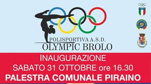Ginnastica Artistica – Da sabato, la nuova palestra della Olympic Brolo