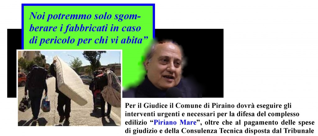 “Piraino Mare” – Il Giudice condanna il Comune di Piraino