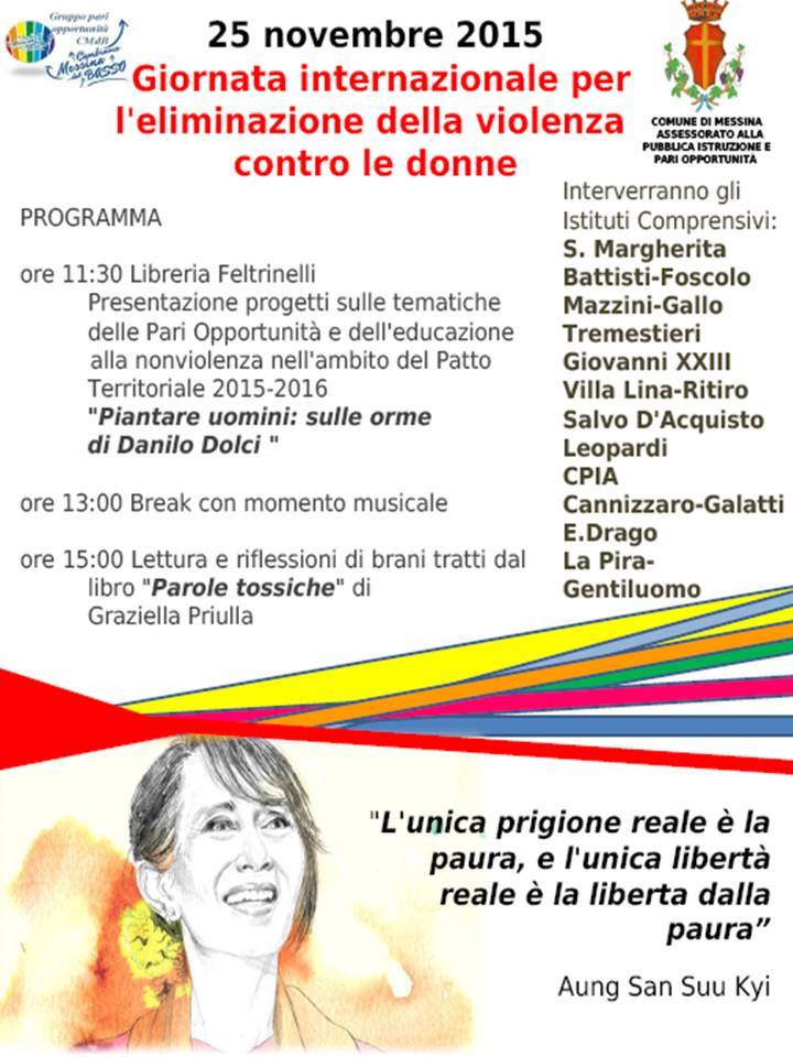 GRUPPO PARI OPPORTUNITA’ CMB – Un pensiero per le Donne vittime di femminicidio