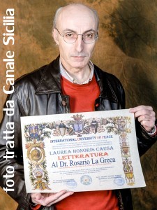 CULTURA – Alta onorificenza internazionale  al  noto poeta siciliano  Rosario La Greca