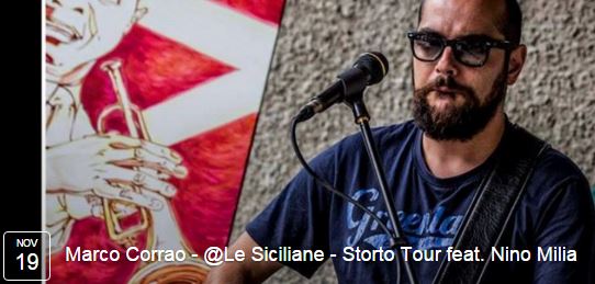 Blues & Food – Marco Corrao, il 19 novembre, da Pascuzzo, a Capo d’Orlando