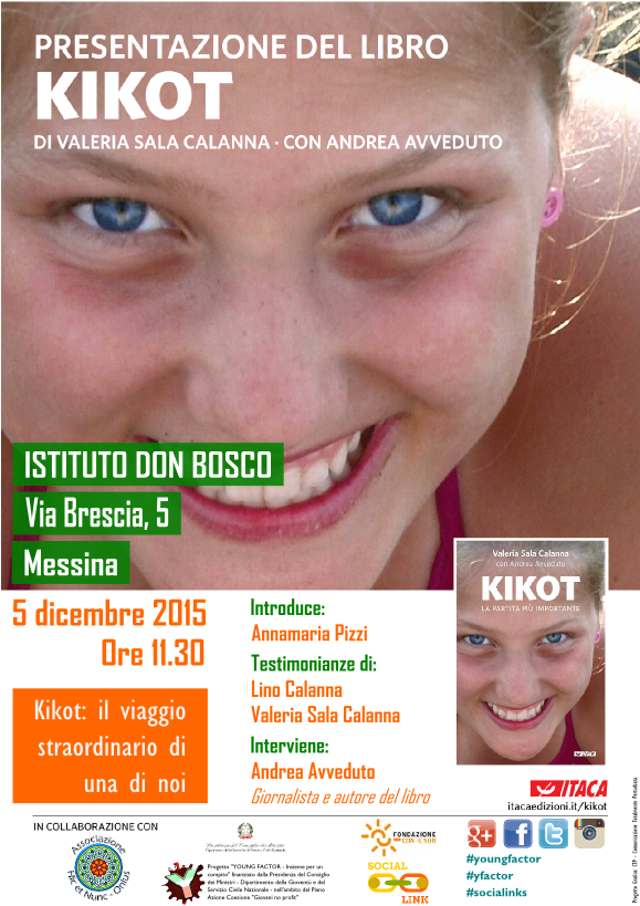 MESSINA – Presentazione del libro “Kikot, La partita più importante” presso l’Istituto Don Bosco