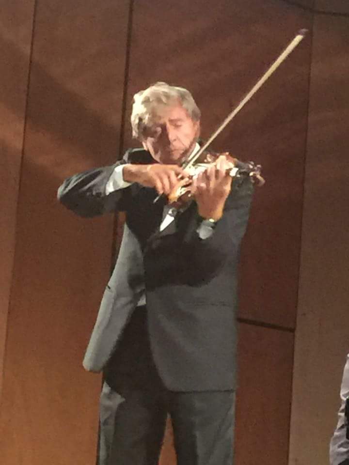 MESSINA – Trionfo del concerto Uto Ughi con Andrea Bacchetti ieri sera al PalAntonello