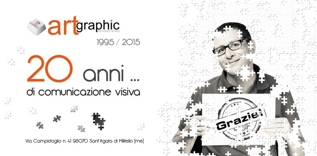 Art Graphic – A Sant’Agata l’azienda grafica di Peppe Caroniti fa vent’anni