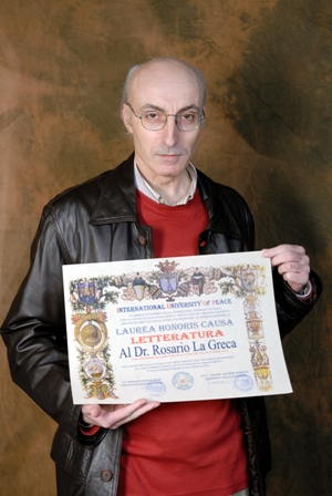 ROSARIO LA GRECA – Un’altra onoreficenza internazionale per il poeta brolese