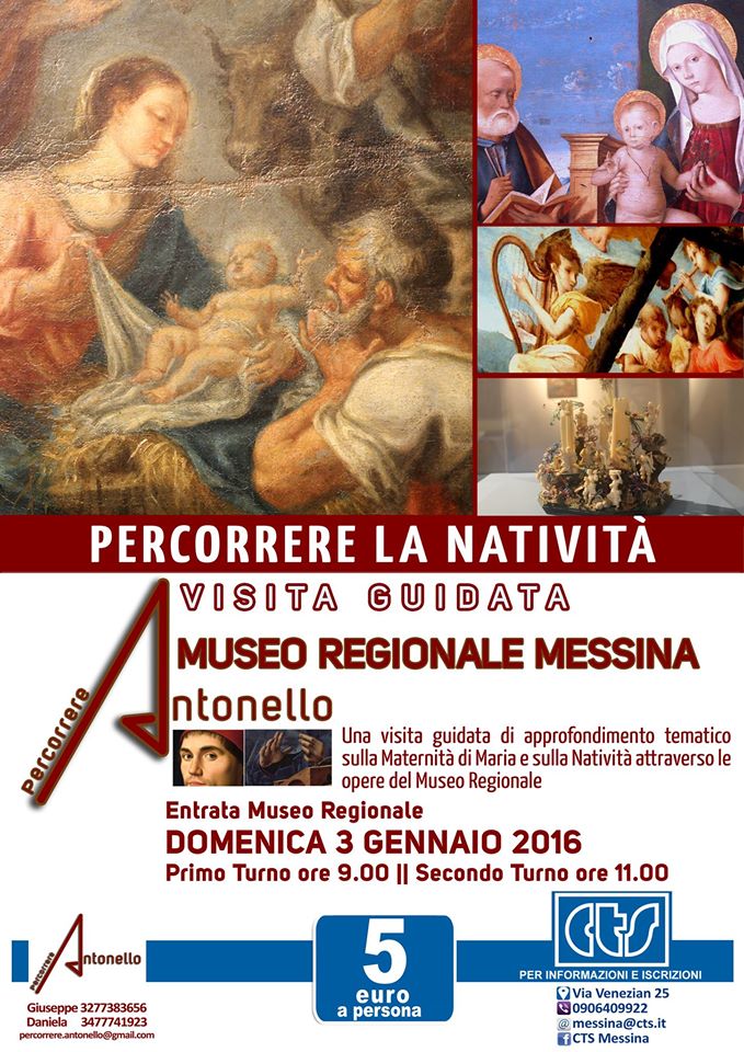 MESSINA – Al Museo regionale visita guidata Percorrere la Natività