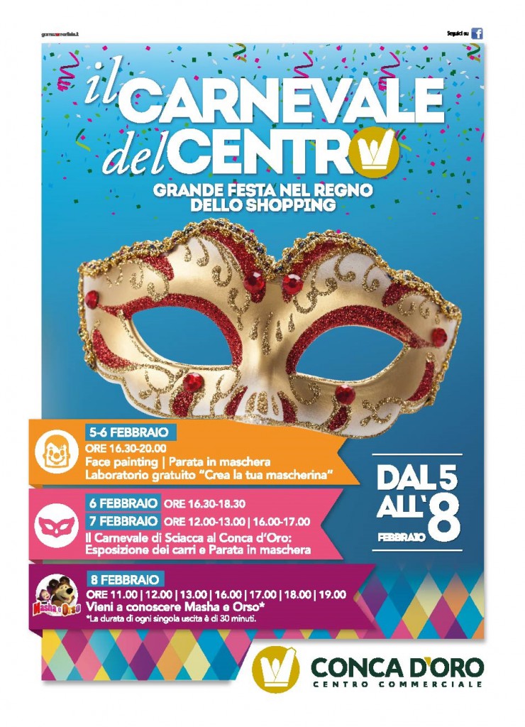 PALERMO – Il Conca D’Oro sponsor del Carnevale di Sciacca 2016