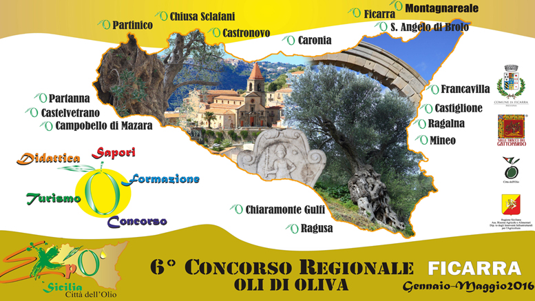 FICARRA – AL VIA IL 6° CONCORSO REGIONALE  “EXPO SICILIA CITTA’ DELL’OLIO”