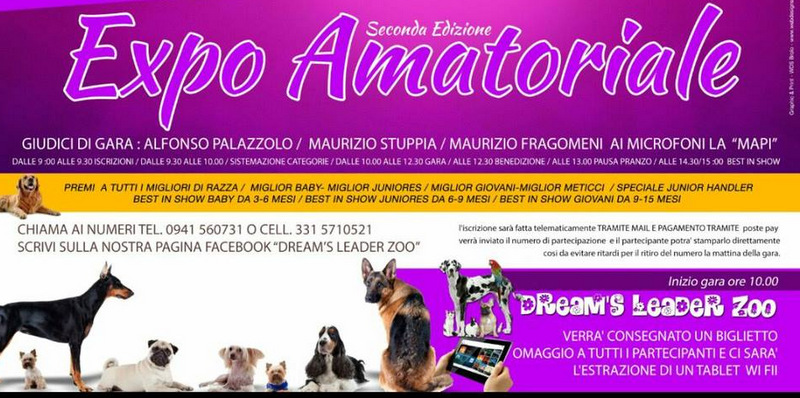 Expo Canina – A Brolo… il 17 gennaio la seconda edizione sarà “speciale”