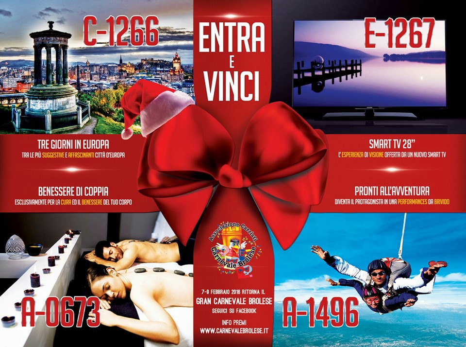Lotteria del Carnevale Brolese – Ecco chi ha vinto