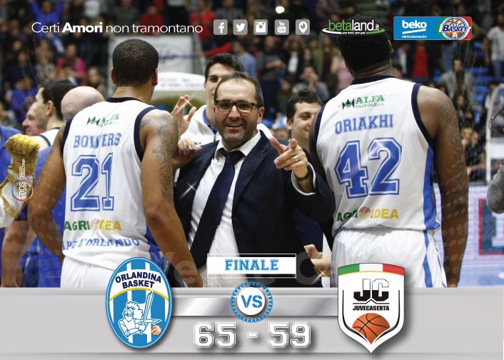 Basket – L’Orlandina batte Caserta, festa al PalaFantozzi
