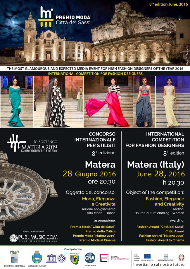 MATERA – Concorso per stilisti di alta moda