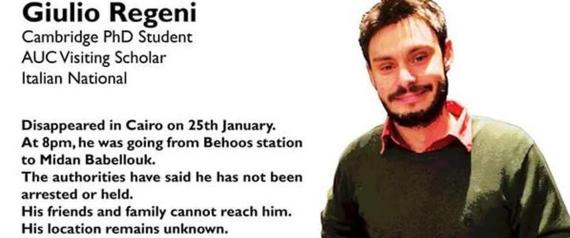 Morte di un Giornalista – Giulio Regeni