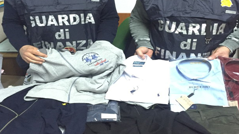 Truffe Chic – A Capo d’Orlando griffe dell’abbigliamento tarocche. La finanza scopre e sequestra tutto