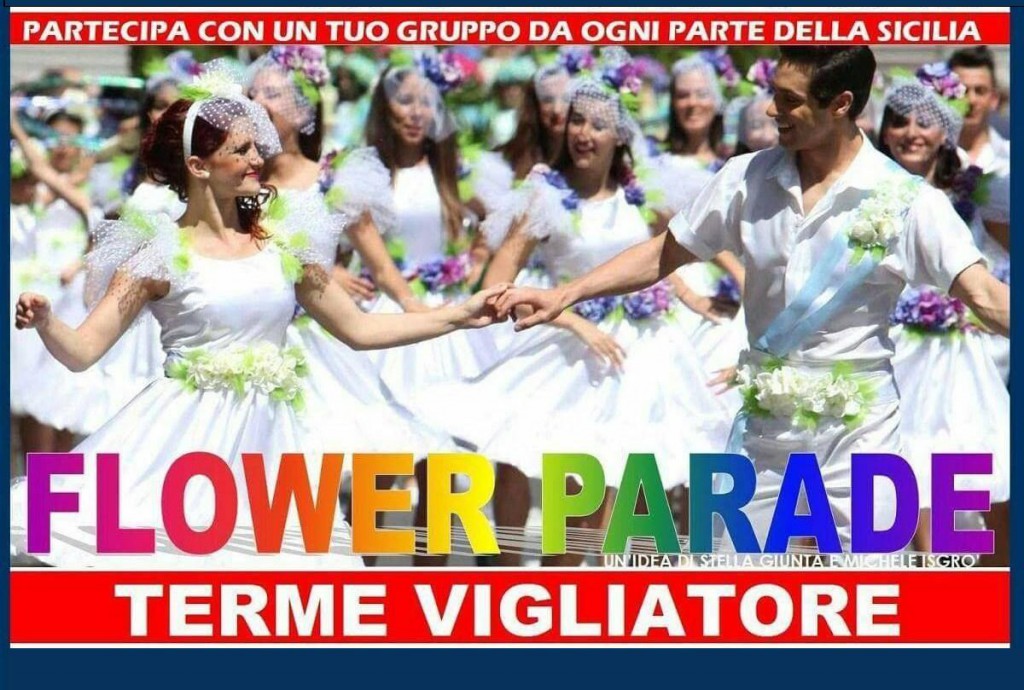TERME VIGLIATORE –  “FLORWER PARADE” L’IDEA DI  STELLA GIUNTA & MICHELE ISGRO’