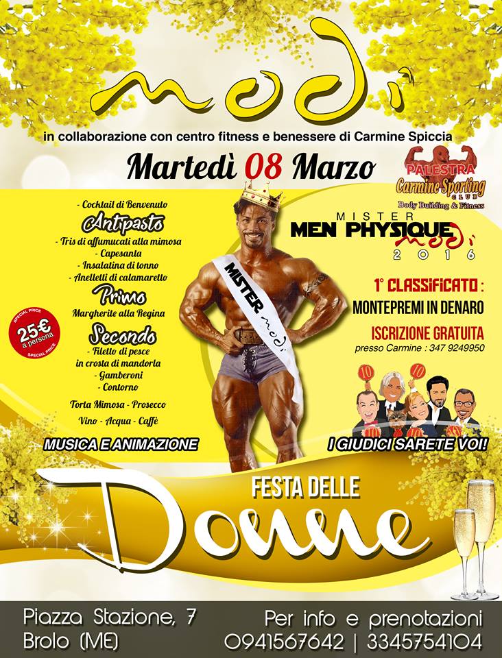 Donne & Muscoli – Al Modì per l’8 marzo