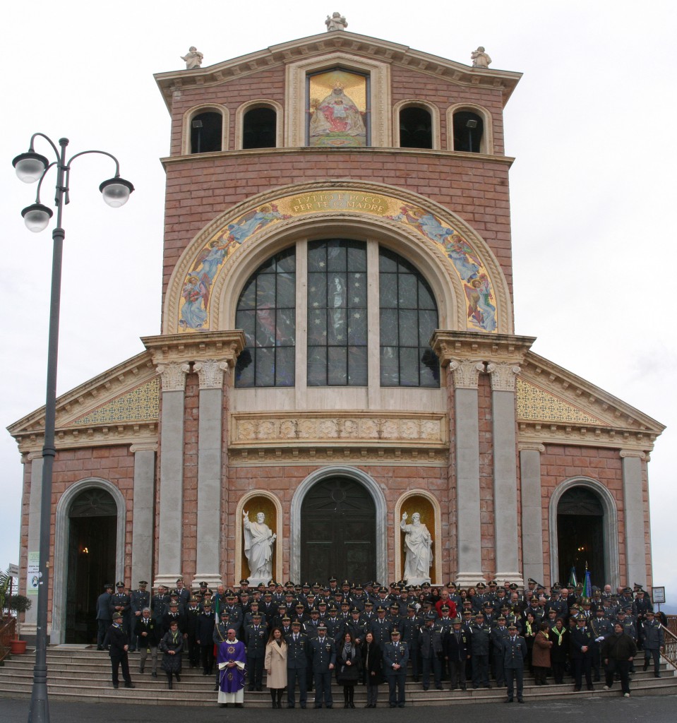 GDF MESSINA – CELEBRATO IL PRECETTO PASQUALE NEL SANTUARIO DI TINDARI