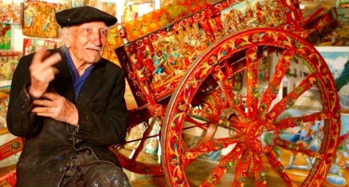 ACI SANT’ANTONIO – Morto Domenico Di Mauro, ultimo pittore del “carretto siciliano”