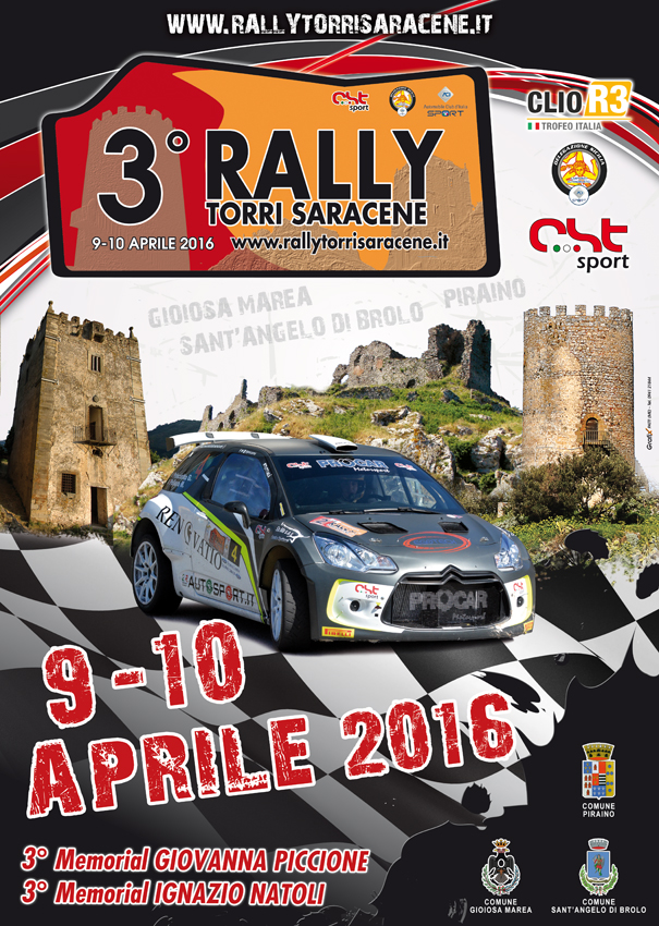 RALLY – Il Rally Torri Saracene apre il campionato Regionale 2016