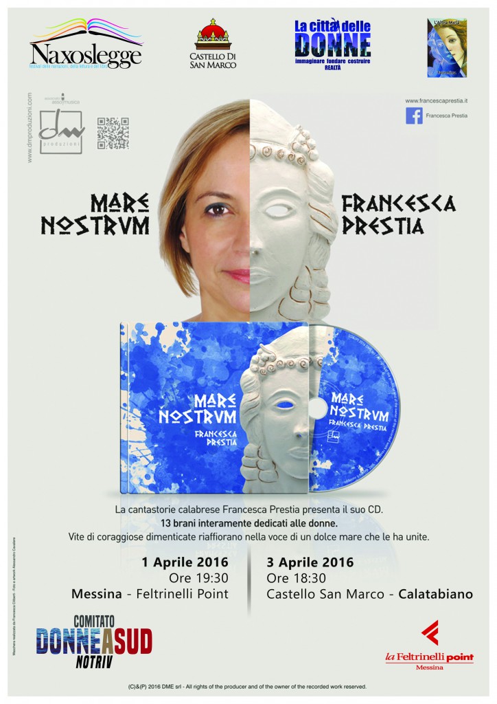 MESSINA – Presentazione del cd di Francesca Prestia