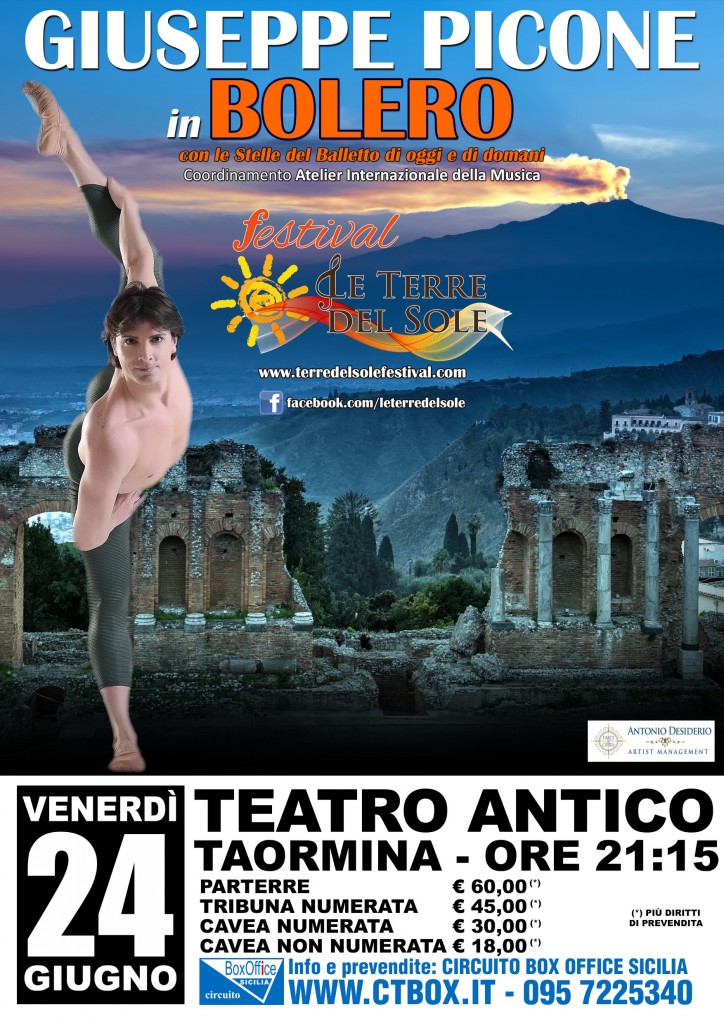 FESTIVAL LE TERRE DEL SOLE –  Lirica, danza, concerti nell’incantevole scenario del Teatro Antico di Taormina