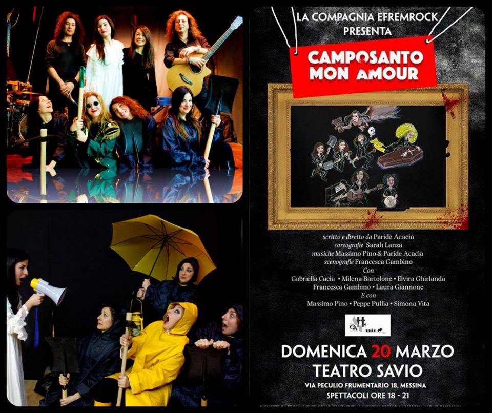 CAMPOSANTO MON AMOUR – Al Savio la commedia musicale scritta e diretta da Paride Acacia