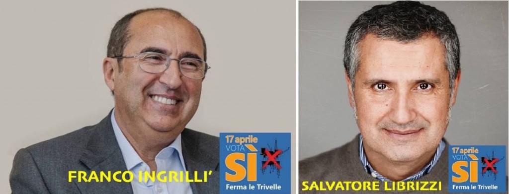 REFERENDUM 17 APRILE – I Candidati a Sindaco Franco Ingrilli’ e Salvatore Librizzi, rispondono all’appello del Comitato Notriv Nebrodi