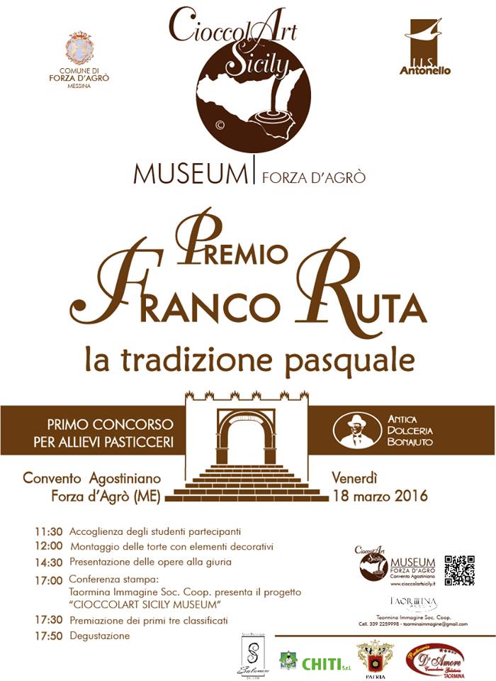 CIOCCOLART SICILY – UN CONCORSO PER ALLIEVI PASTICCERI  ALLA MEMORIA DÌ FRANCO RUTA