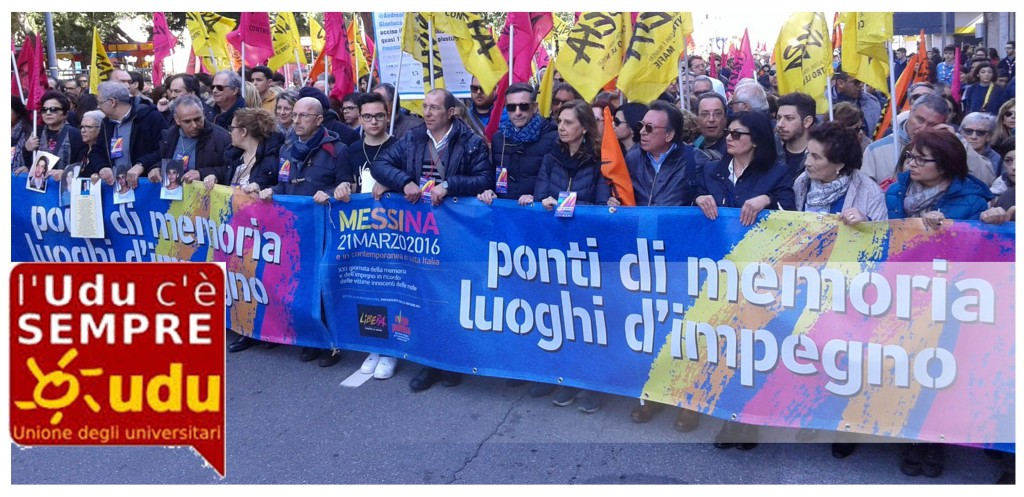 L’UDU CONTRO LA MAFIA – Al corteo di Messina ci saremo anche noi!