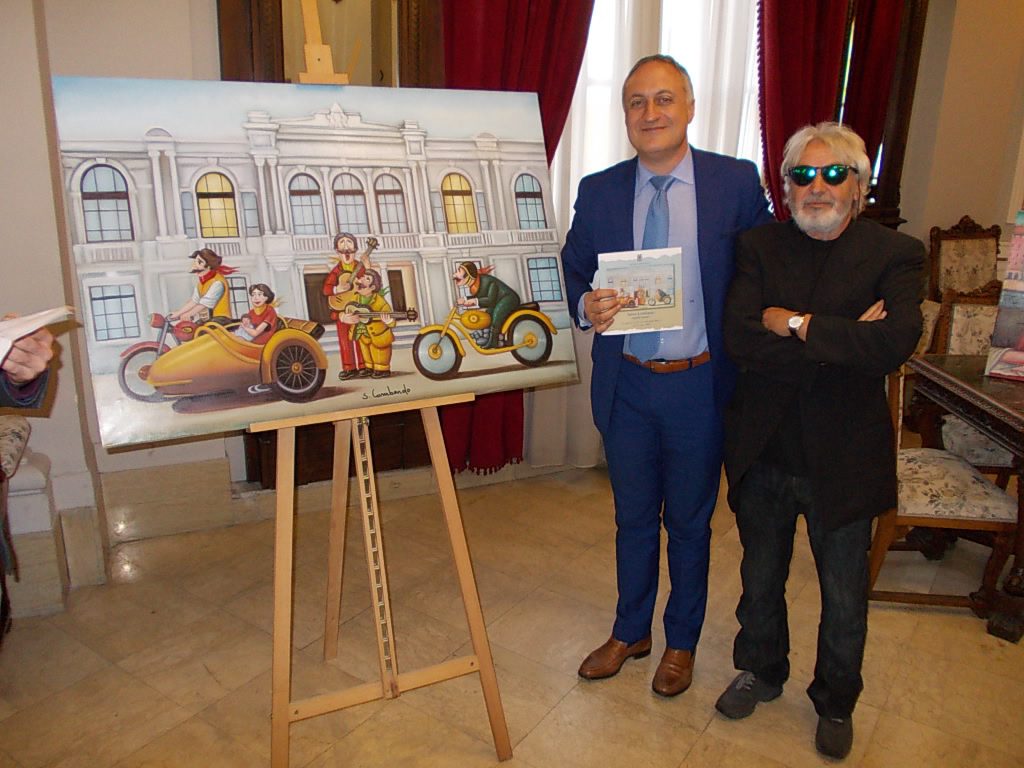 “DIPINTI RECENTI” – Inaugurata a Palazzo dei Leoni la mostra dedicata al maestro siciliano Salvo Lombardo