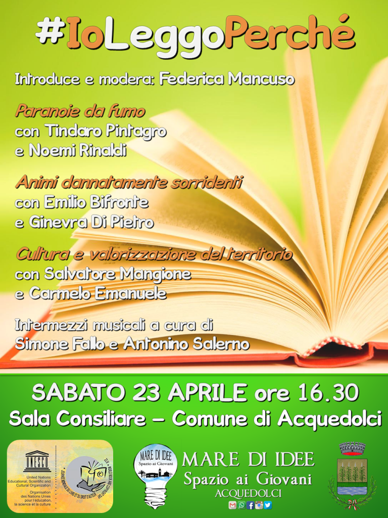 ACQUEDOLCI – Manifestazione #IoLeggoPerché