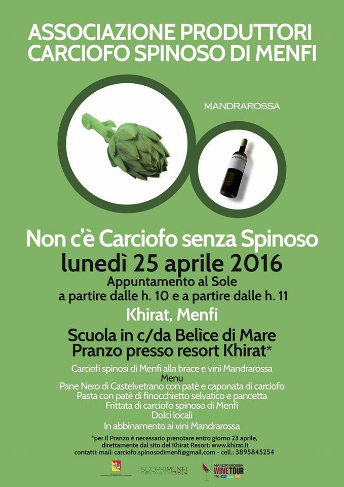 MENFI – “Non c’è carciofo senza spinoso”