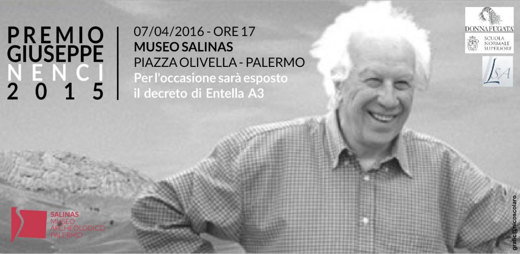 PALERMO – Al Museo Salinas cerimonia di consegna del Premio “Giuseppe Nenci” 2015