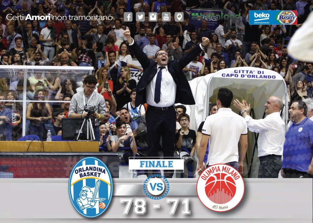 SUPERBA ORLANDINA – L’Emporio Armani Milano battuta a Capo d’Orlando