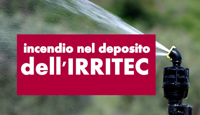 CAPO D’ORLANDO  – L’incendio al deposito dell’Irritec ieri sera
