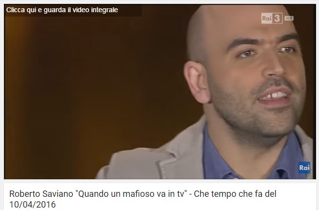 FARE “CATTIVA” COMUNICAZIONE – Saviano: “Riina jr il più forte comunicatore di Cosa Nostra”