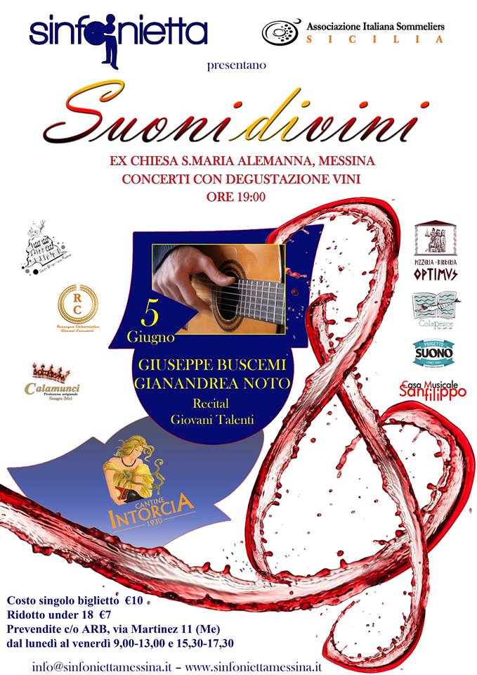 MESSINA – Cooperativa Sinfonietta, tra musica e cultura enoica