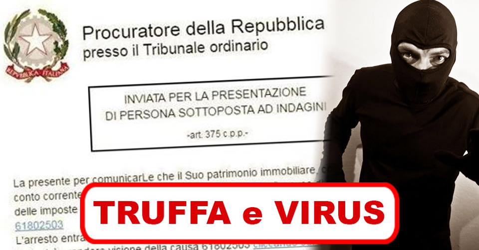 POLIZIA POSTALE – False mail di Procure: è ‘phishing’