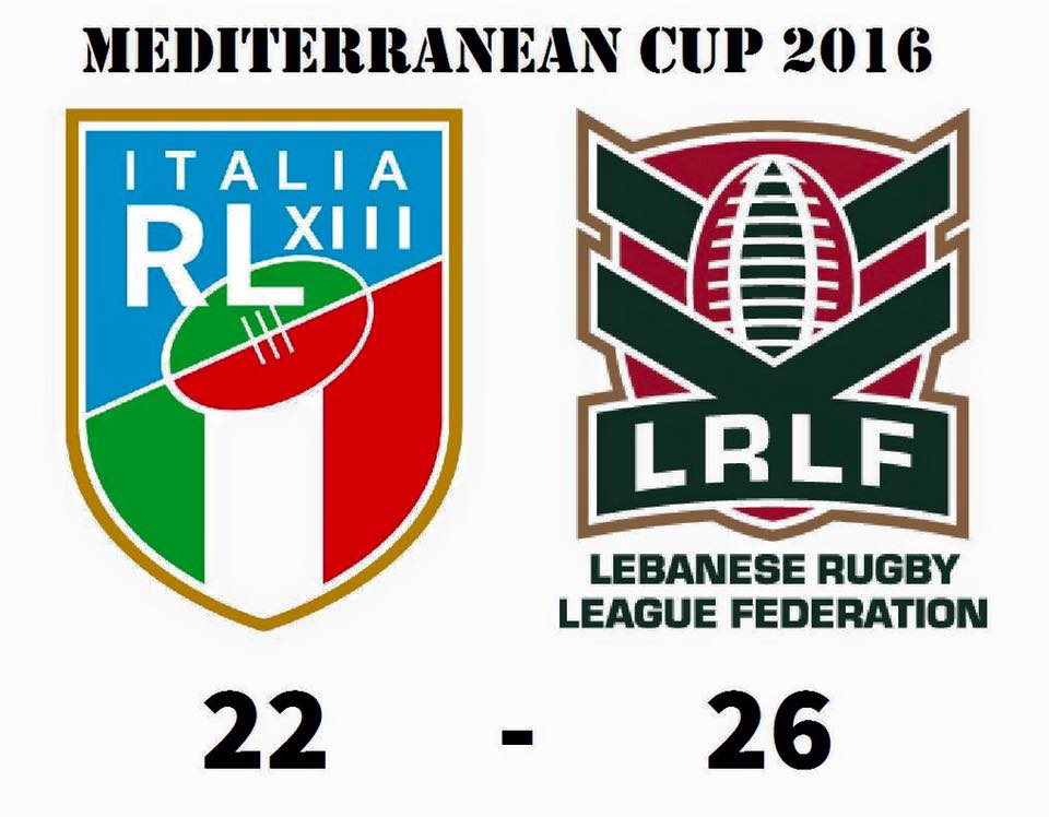 RUGBY – L’Italia League perde di misura contro il Libano che vince la Mediterranean Cup
