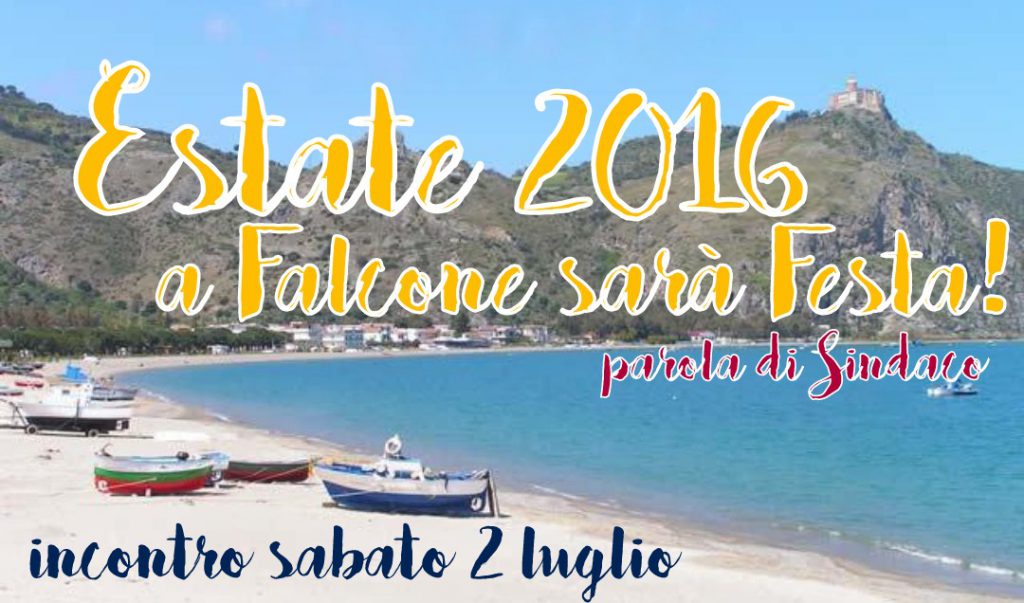 CARMELO PARATORE – Organizziamo l’estate falconese