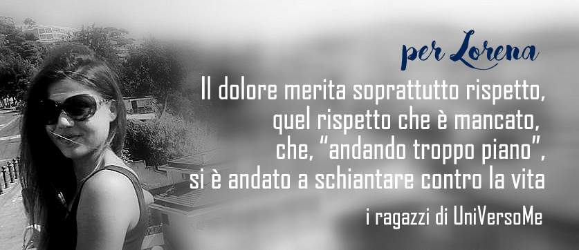 PER LORENA – L’eleganza di tacere