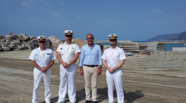 PORTO DI CAPO D’ORLANDO – Visita del Capo Compartimento Marittimo di Milazzo