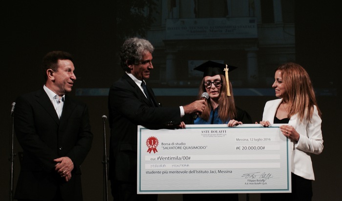STUDENTI MERITEVOLI – Borsa di studio ‘Quasimodo’ a studentessa messinese