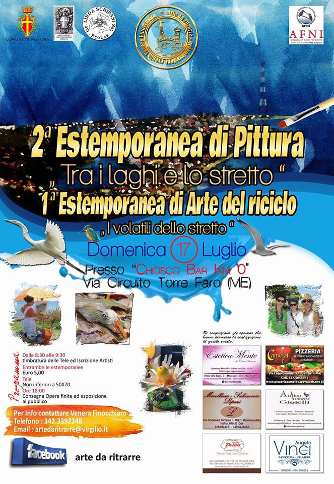 MESSINA – Estemporanea dell’arte del riciclo “I volatili dello Stretto”