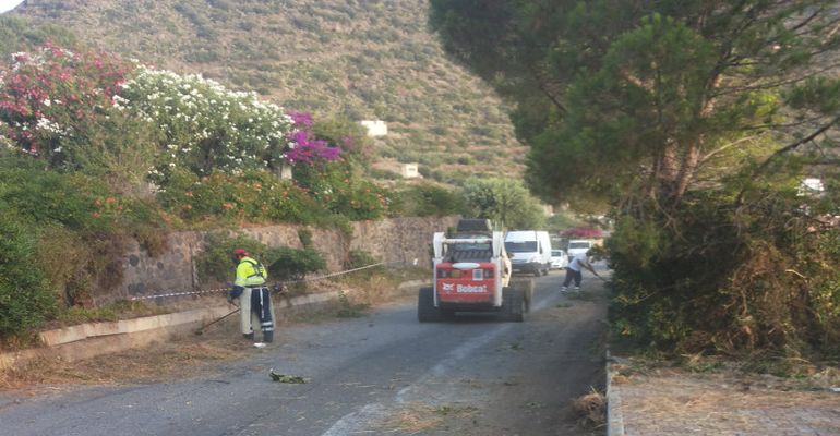 PREVENZIONE INCENDI – Filicudi, conclusi gli interventi di prevenzione