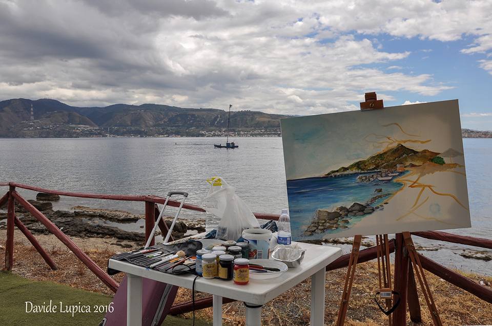 MESSINA – Grande successo a Torre Faro per l’estemporanea di pittura “Tra i laghi e lo Stretto”