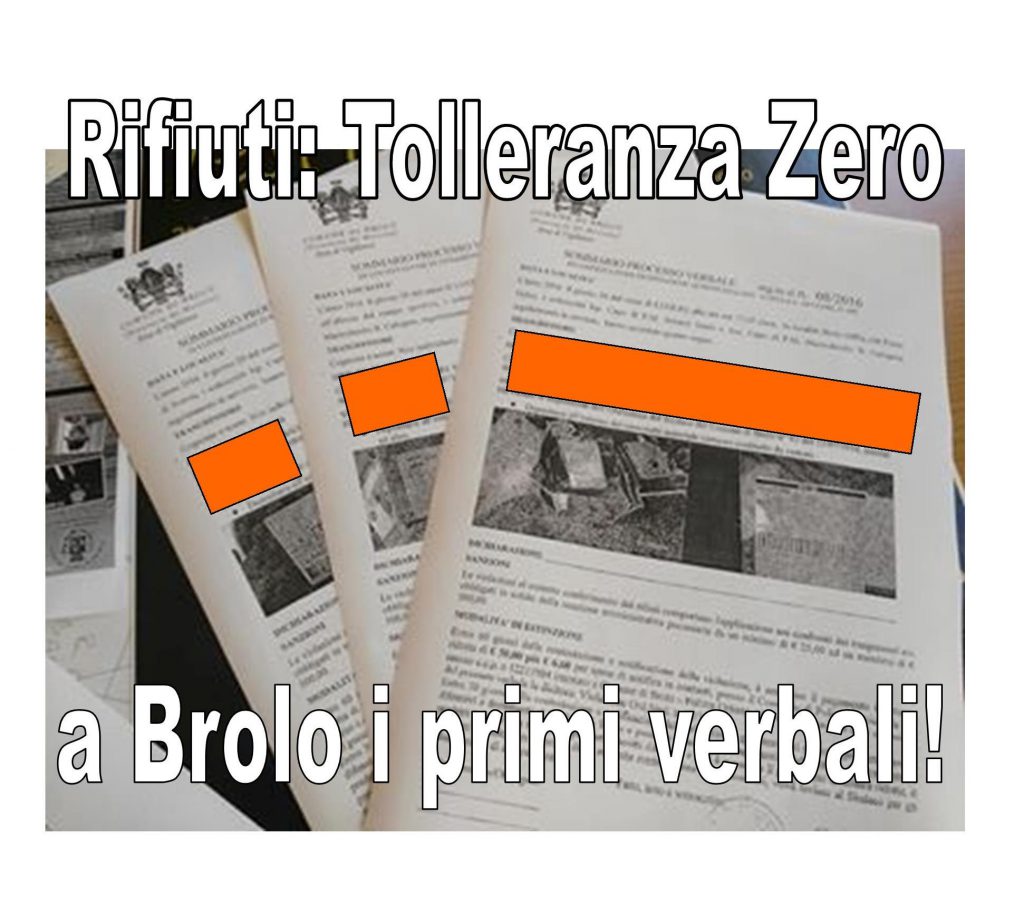 TOLLERANZA ZERO – Beccati dai Vigili di Brolo tre non residenti che scaricavano, fuori dalle regole, rifiuti a Brolo